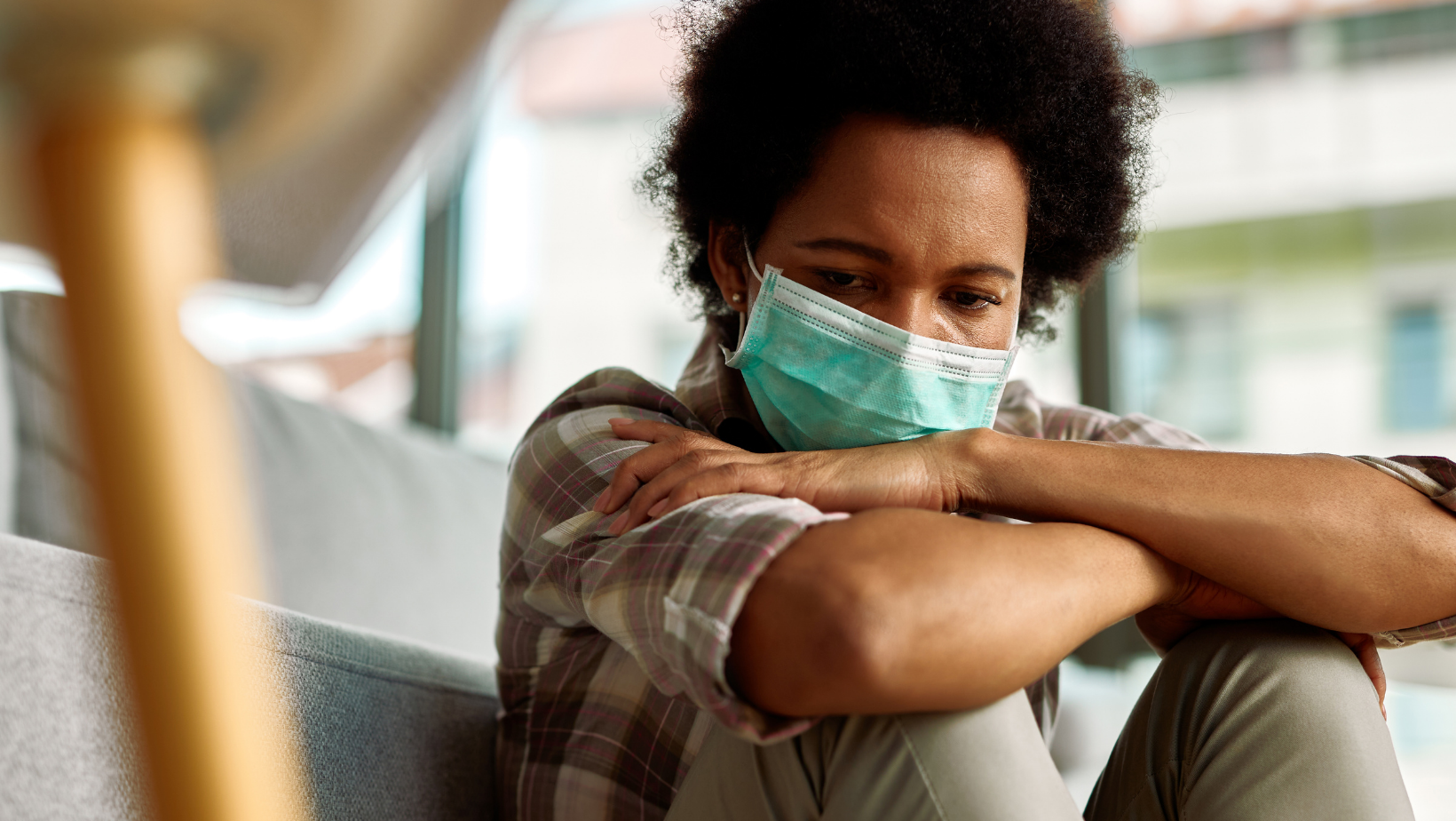 Woman tired of lockdown fatigue